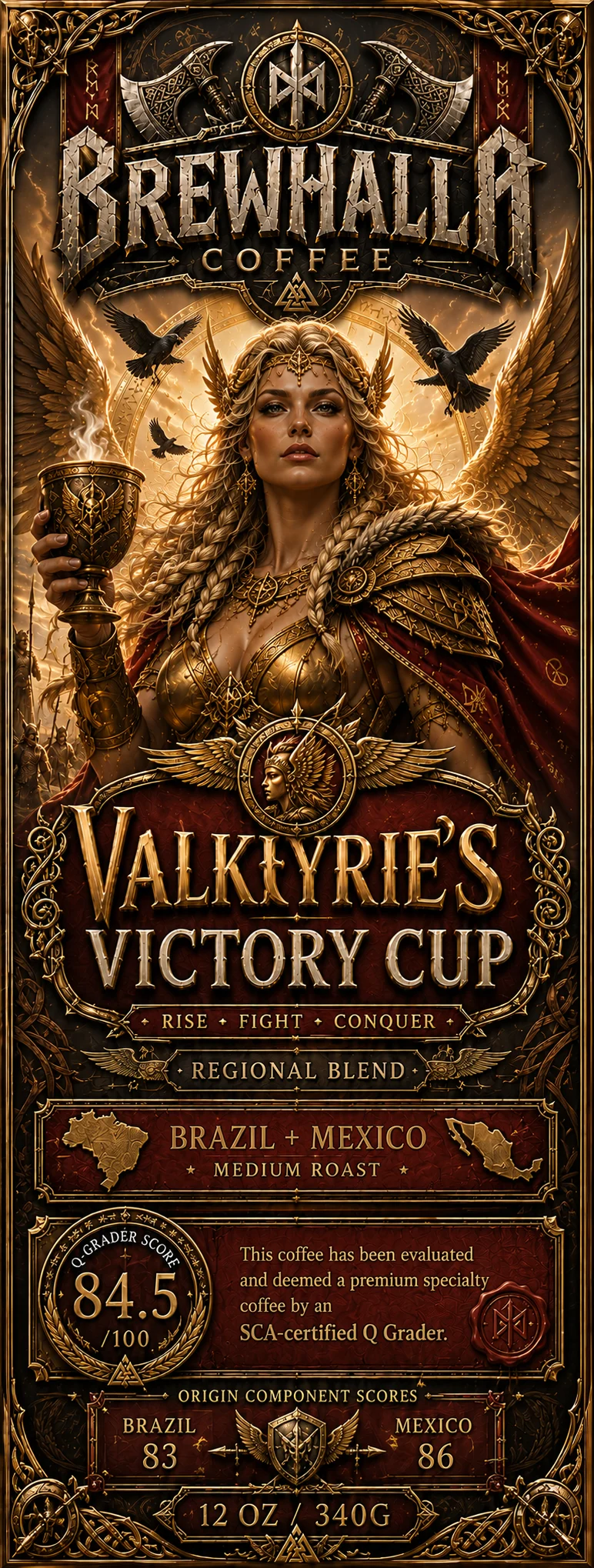 Valkyrie’s Victory Cup coffee bag